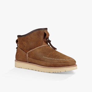 Ugg Campfire Bomber Pull-On Men All-Weather Boots Brown (6792LKUXW)